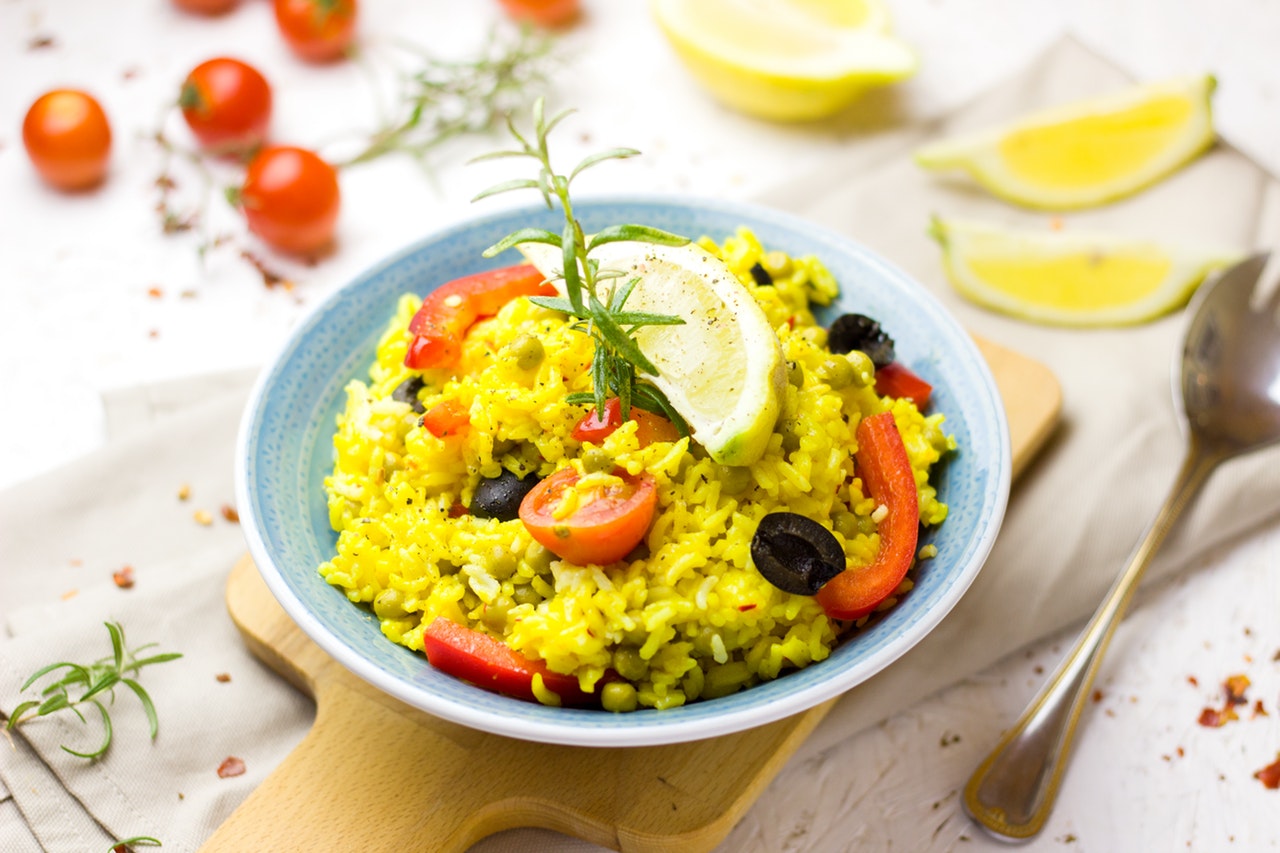 Fried rice is best with dry fruits