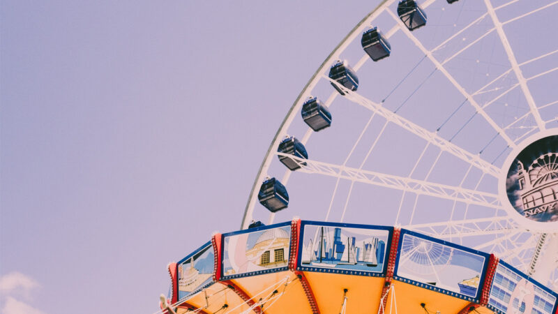 Giant wheel was successfully launched